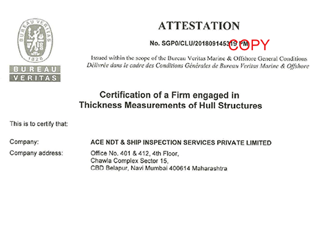 BV Certificate